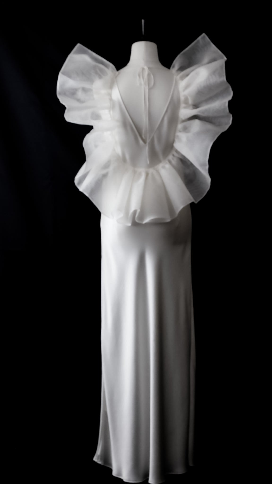 Butterfly dress - 30 Momme Satin Crepe Silk