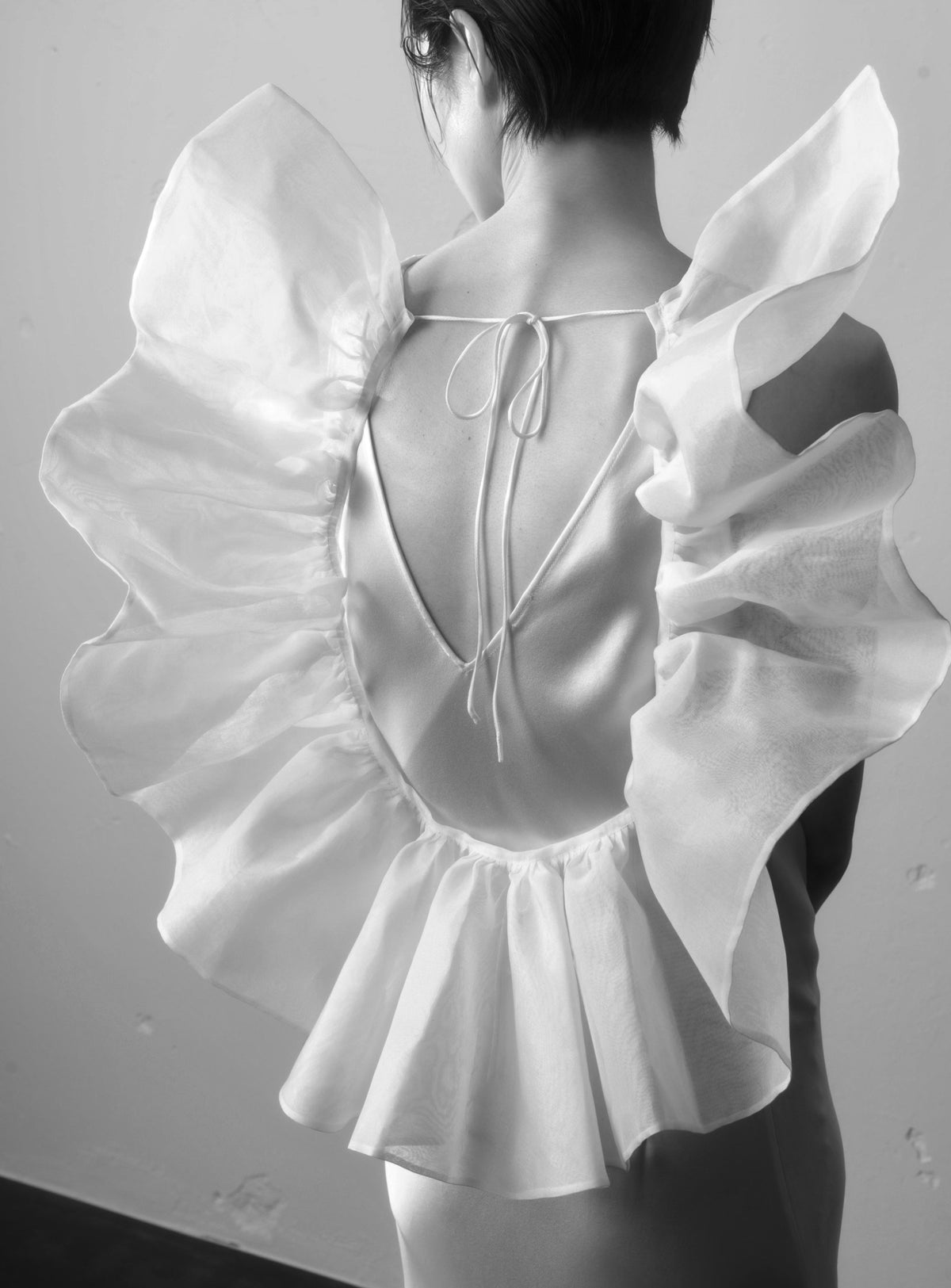 Butterfly dress - 30 Momme Satin Crepe Silk