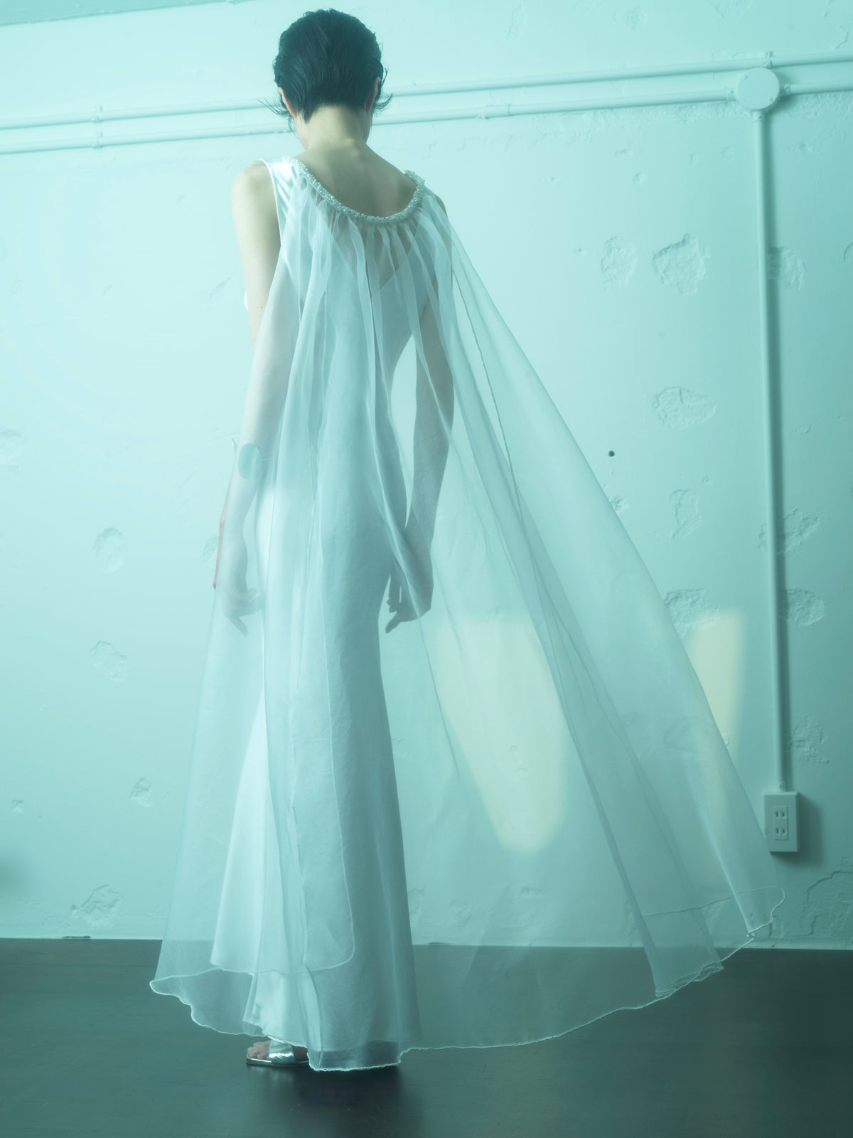 Butterfly dress - 30 Momme Satin Crepe Silk